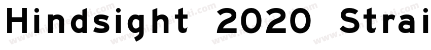 Hindsight 2020 Strai字体转换